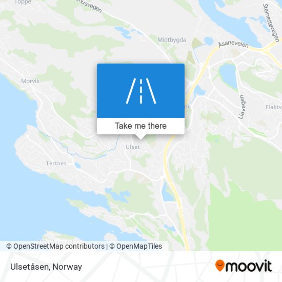 Ulsetåsen map