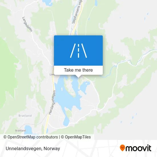 Unnelandsvegen map