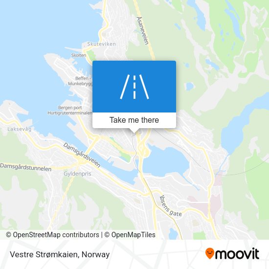 Vestre Strømkaien map