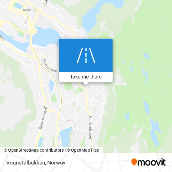 Vognstølbakken map