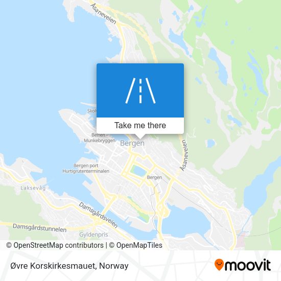Øvre Korskirkesmauet map
