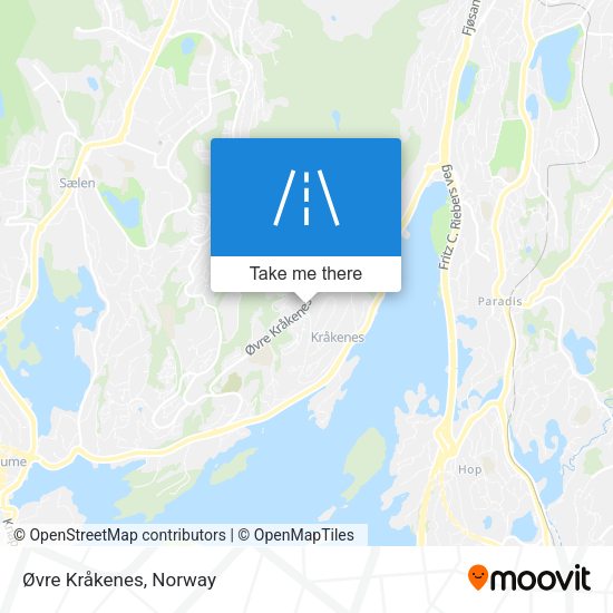 Øvre Kråkenes map