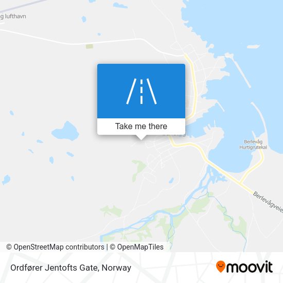Ordfører Jentofts Gate map
