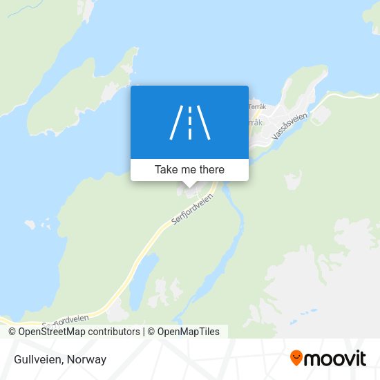 Gullveien map