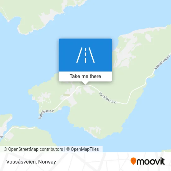Vassåsveien map