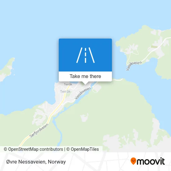 Øvre Nessaveien map