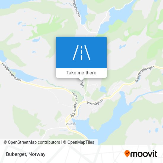 Buberget map