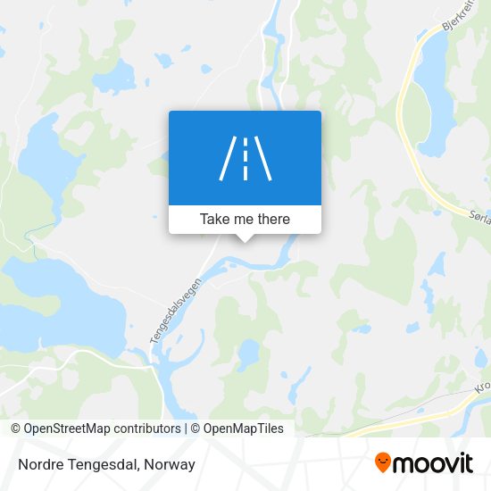 Nordre Tengesdal map