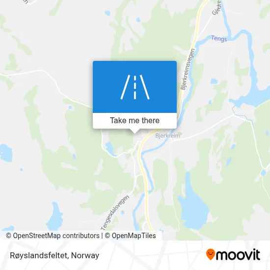 Røyslandsfeltet map