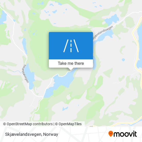 Skjævelandsvegen map