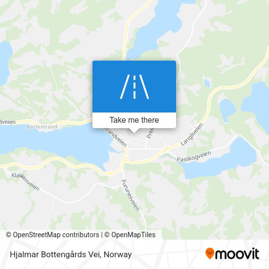 Hjalmar Bottengårds Vei map
