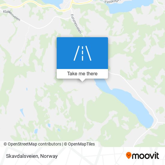 Skavdalsveien map