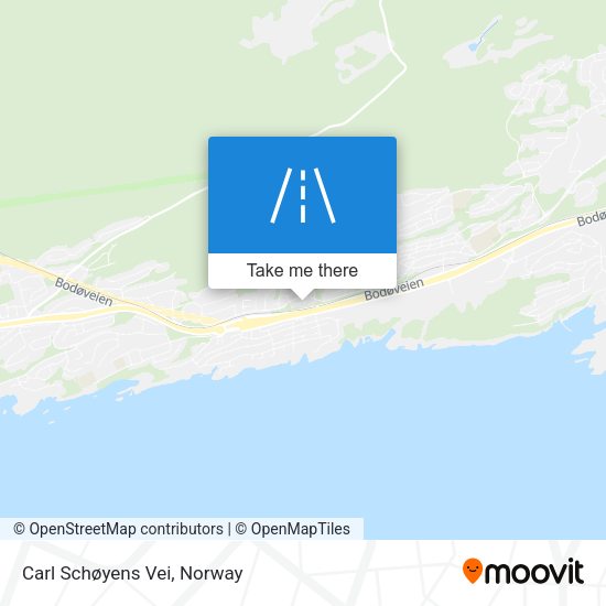 Carl Schøyens Vei map