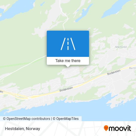 Hestdalen map