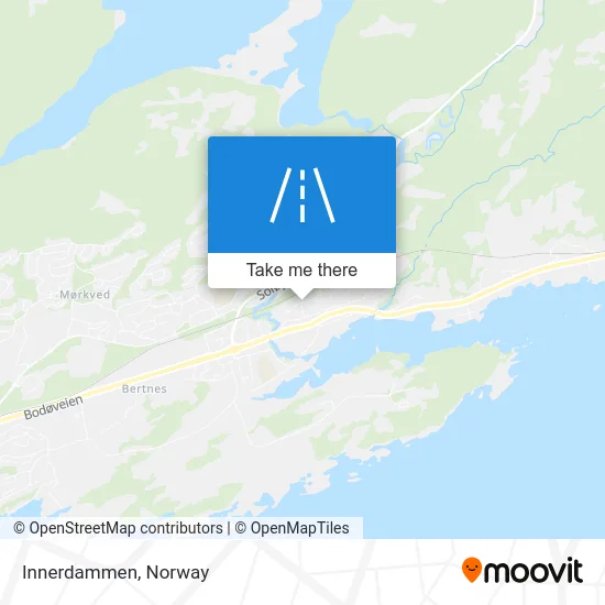 Innerdammen map