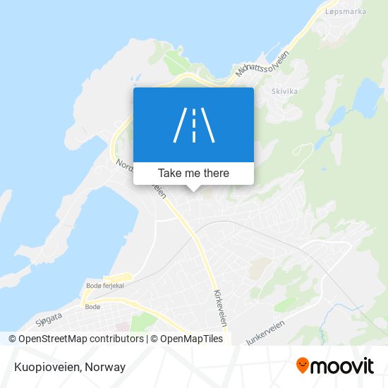 Kuopioveien map