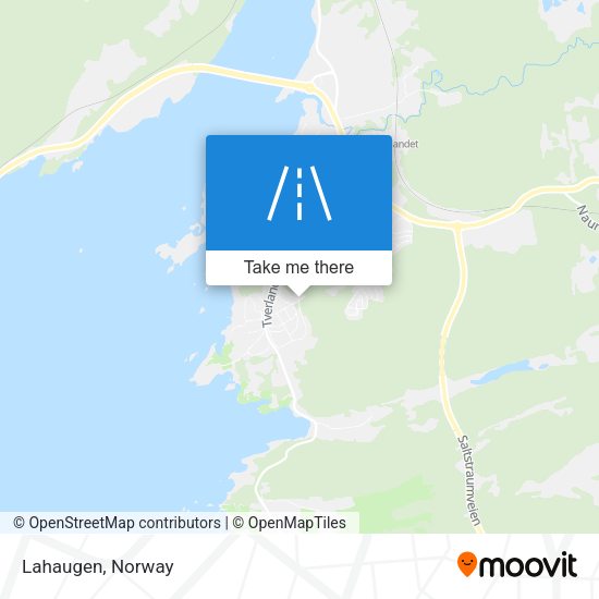 Lahaugen map