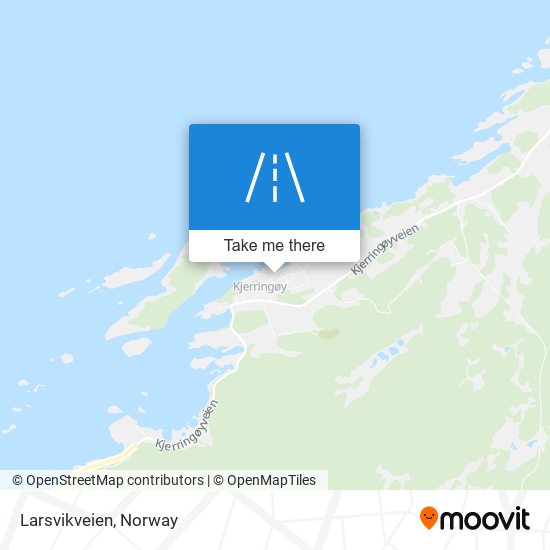 Larsvikveien map