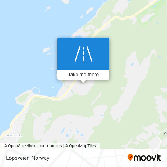 Løpsveien map