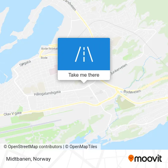 Midtbanen map