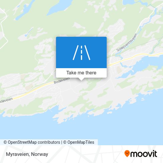 Myraveien map