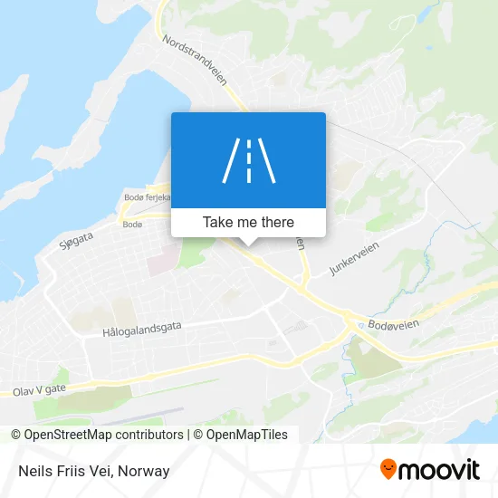 Neils Friis Vei map