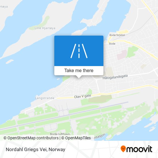 Nordahl Griegs Vei map