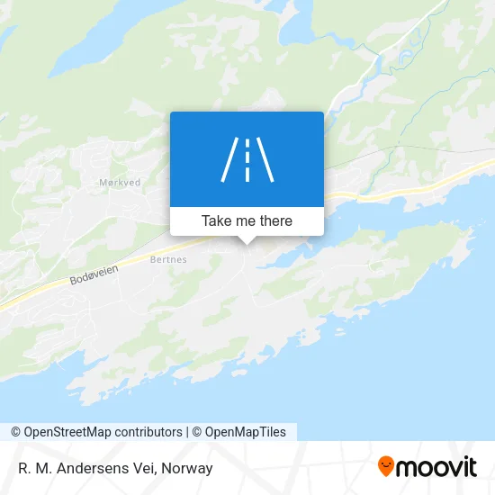 R. M. Andersens Vei map