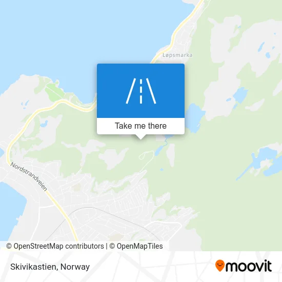Skivikastien map