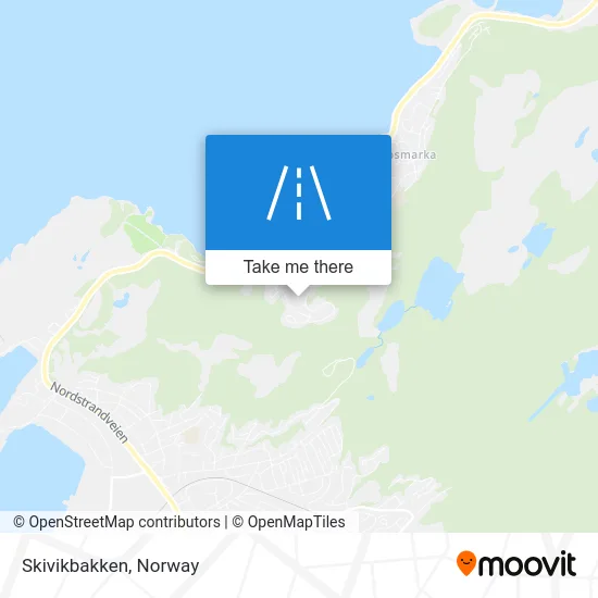 Skivikbakken map