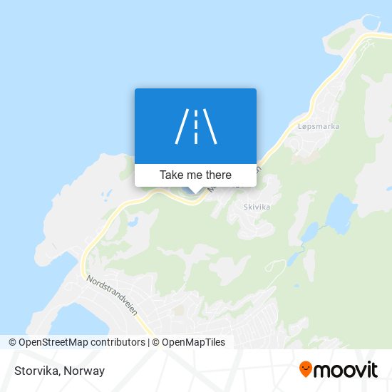 Storvika map