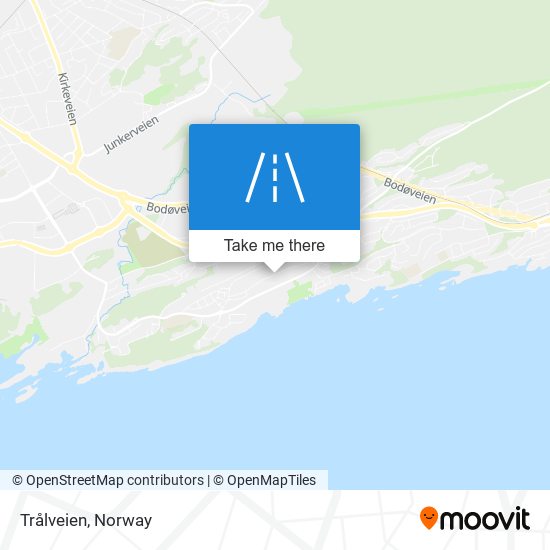 Trålveien map