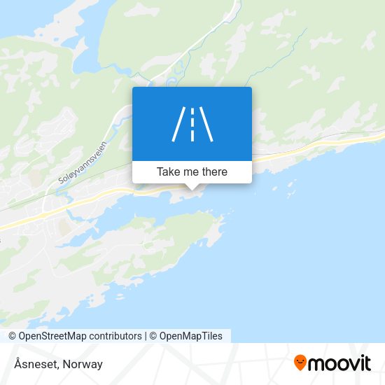 Åsneset map