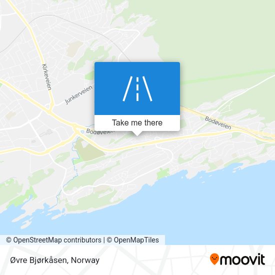 Øvre Bjørkåsen map
