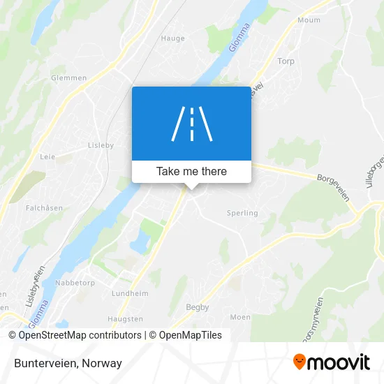 Bunterveien map