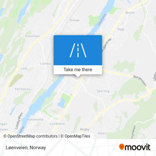 Løenveien map