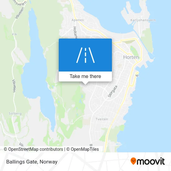 Ballings Gate map