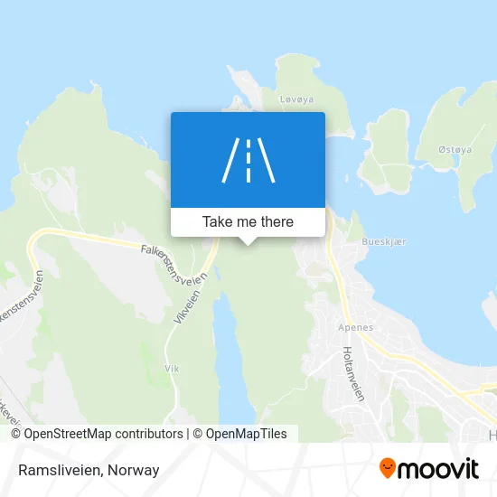 Ramsliveien map