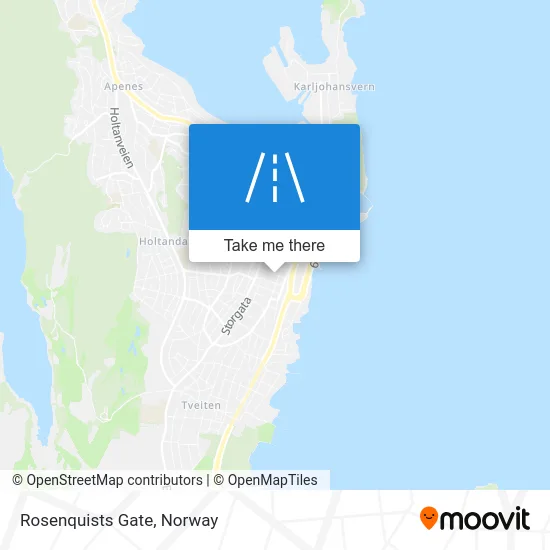 Rosenquists Gate map