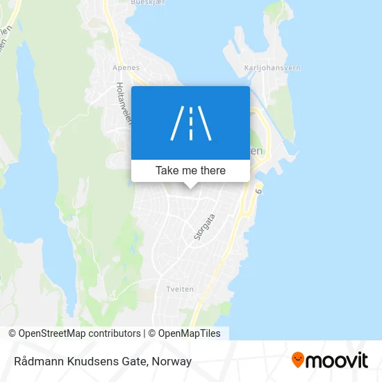 Rådmann Knudsens Gate map