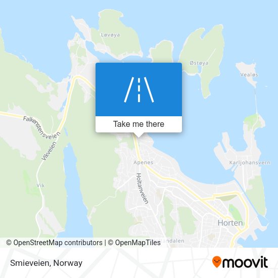 Smieveien map