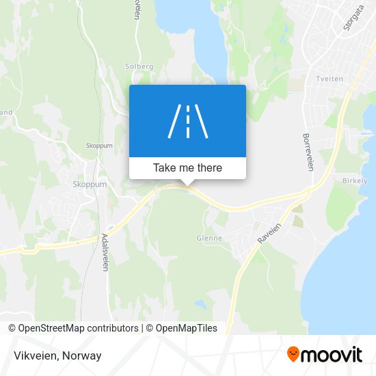 Vikveien map