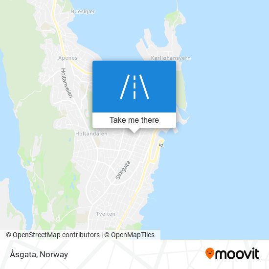 Åsgata map