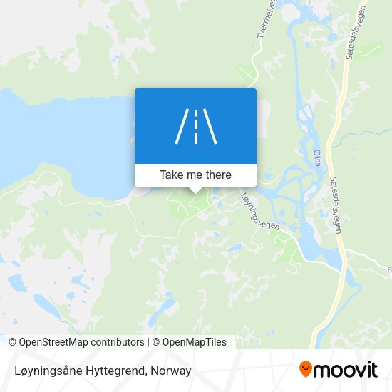 Løyningsåne Hyttegrend map