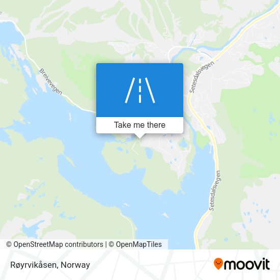 Røyrvikåsen map