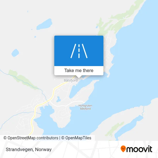 Strandvegen map
