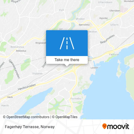 Fagerhøy Terrasse map