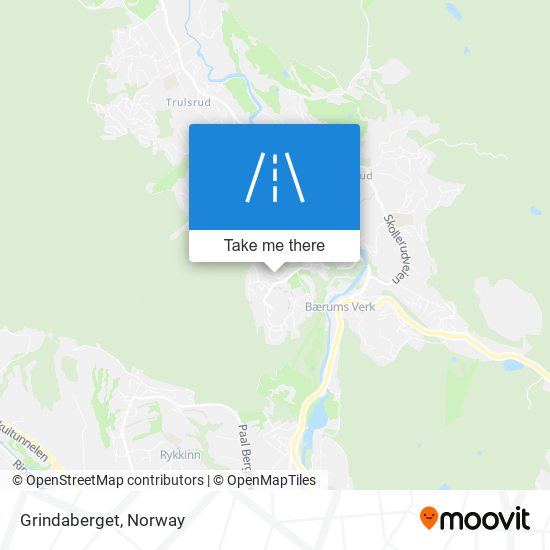 Grindaberget map