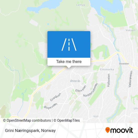 Grini Næringspark map