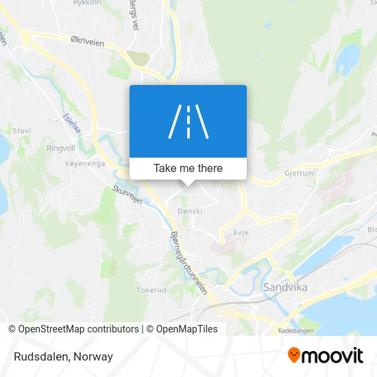 Rudsdalen map